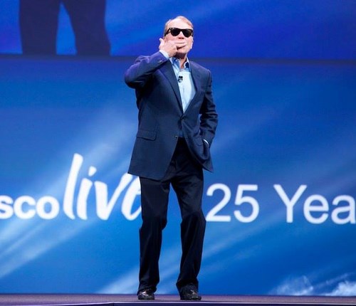 John Chambers, CEO de Cisco, durante el Cisco Live! de San Francisco.